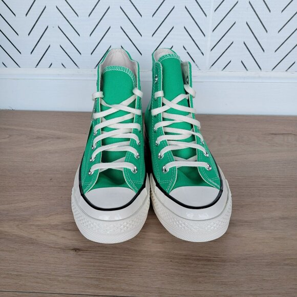 ⭐Converse Chuck Taylor All Star Hi Canvas Sz 5.5 Men Shoes Sneaker Green A08613F - Picture 3 of 10
